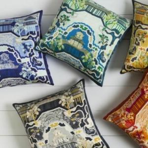 Designer Decorative Pillows For Chic Living Rooms and Bedrooms – Sky Iris