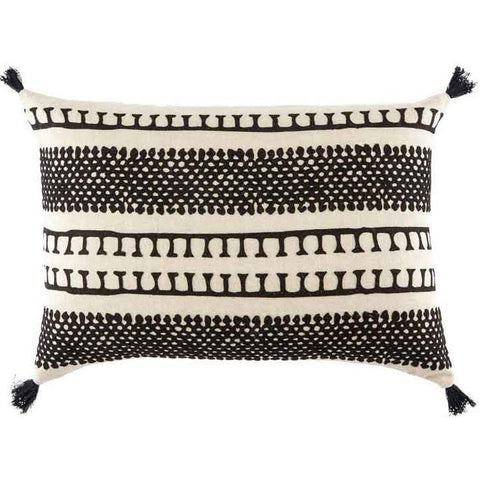contemporary-black-stripe-pillows