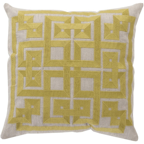 labyrinth-lime-gray-throw-pillow