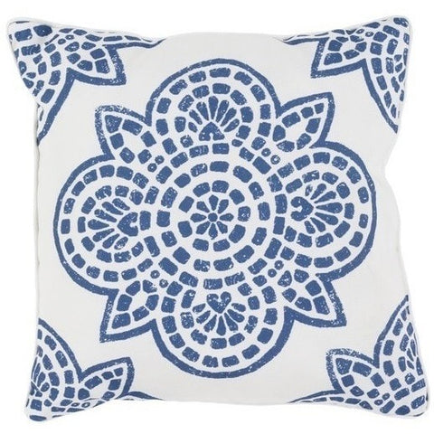 Nomadic Striped Blue Decor Lumbar Pillow - Modern Home Decor – Sky Iris