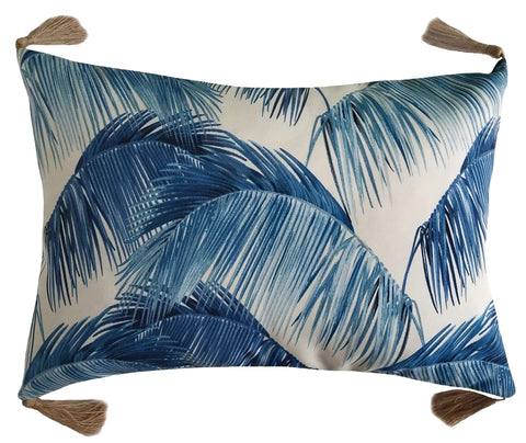tropical-style-blue-outdoor-pillow