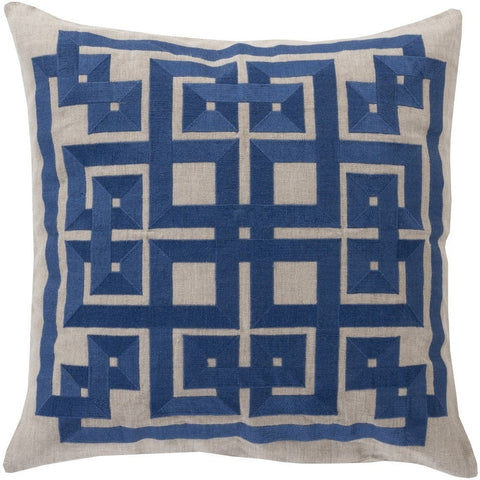 labyrinth-cobalt-blue-modern-geometric-pillow