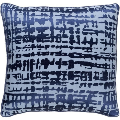 Ombre Blue Throw Pillow - Mickler & Co. Design Studio