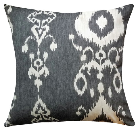 gray-ikat-pattern-decorative-pillows